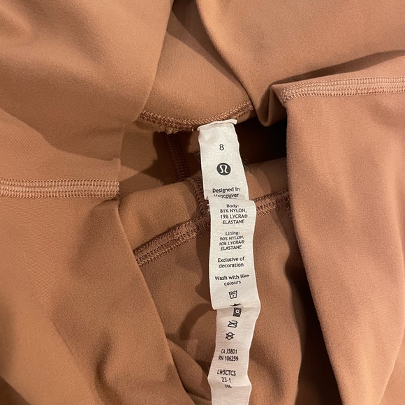 Lululemon Align Leggings Dusty Clay size 8 - Picture 3 of 6